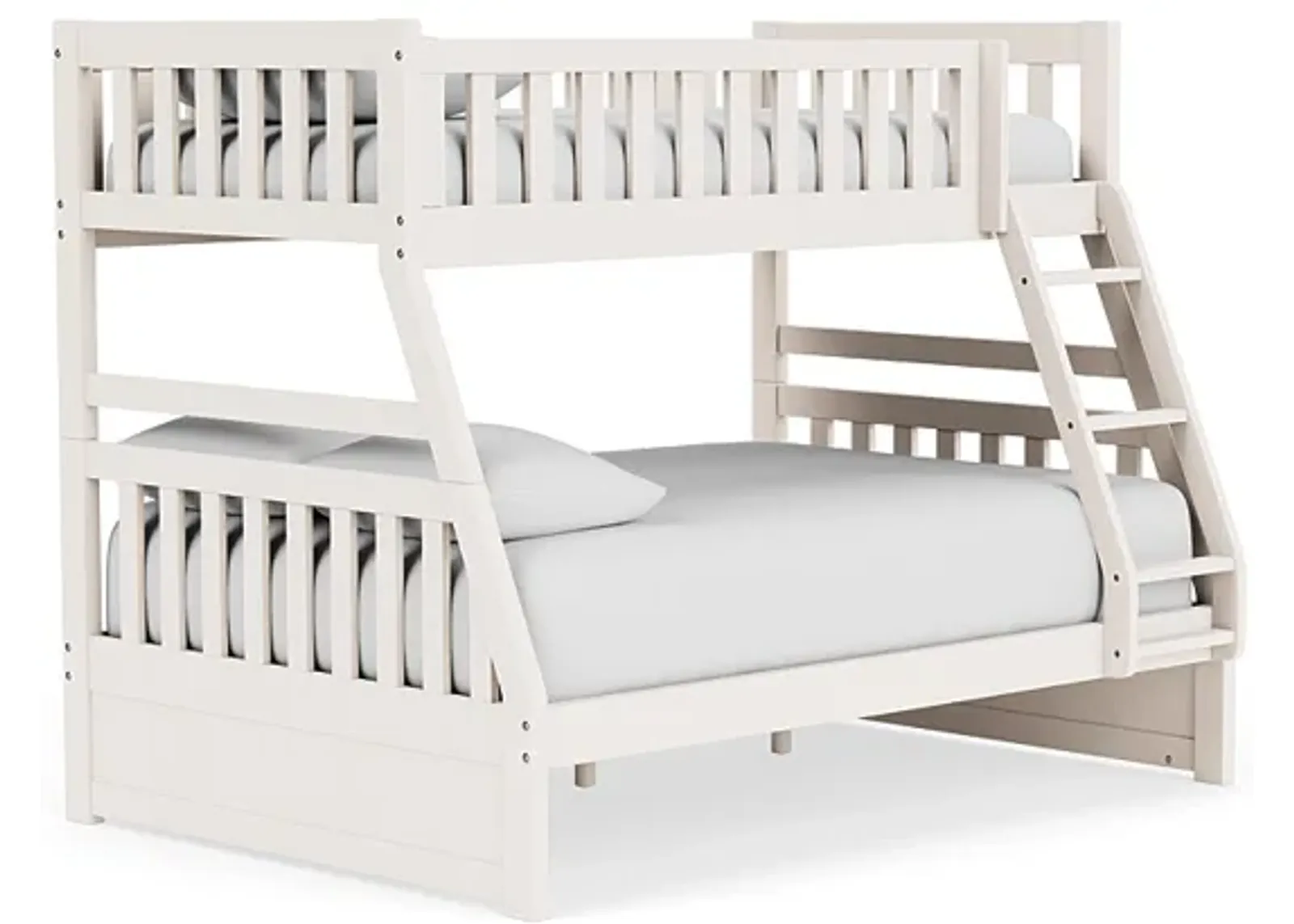 Hayden Bunk Bed in White, Twin/Full