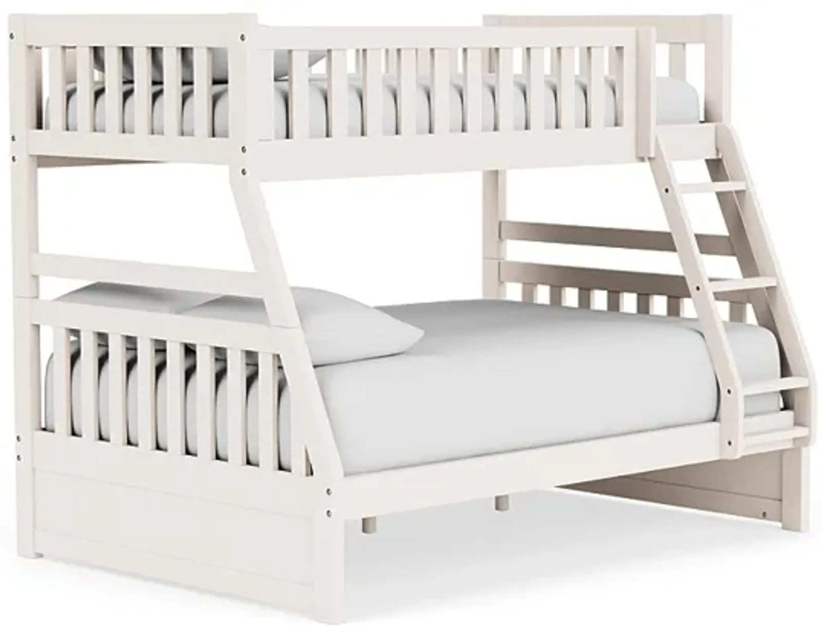 Hayden Bunk Bed in White, Twin/Full