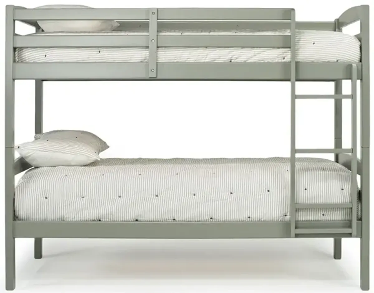 Helena Bunk Bed in Gray, Twin/Twin
