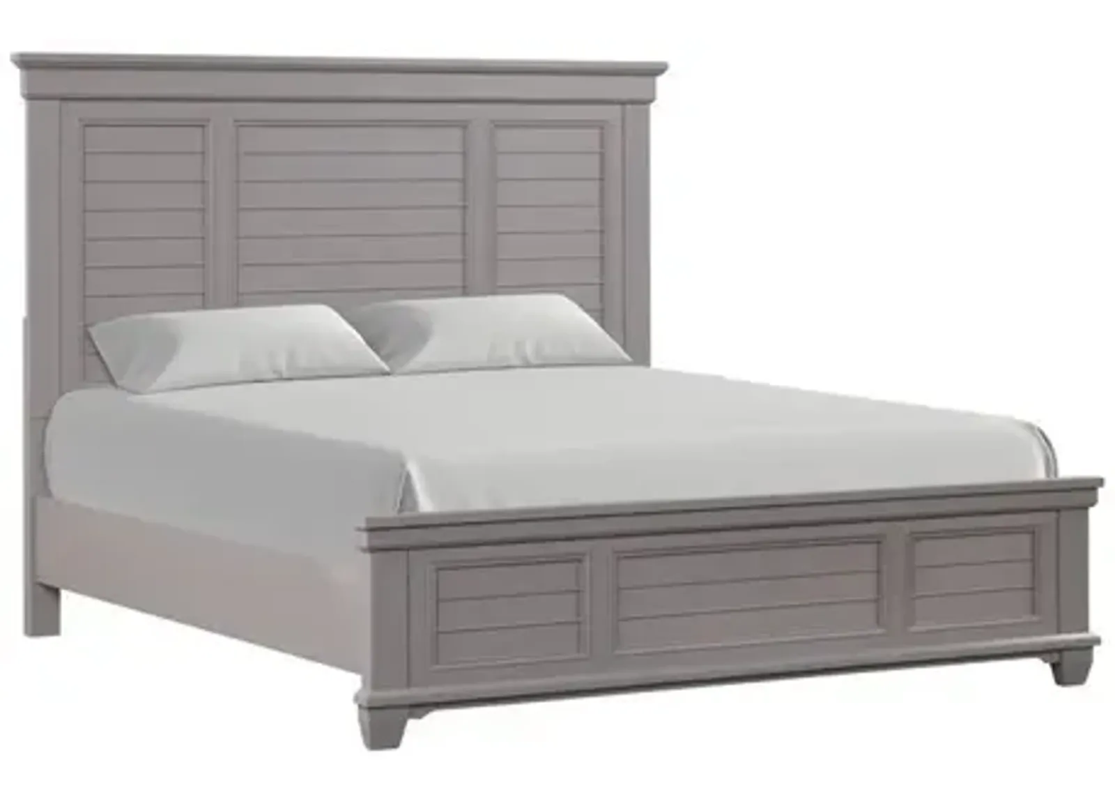 Jamestown Panel Bed in Gray, Queen