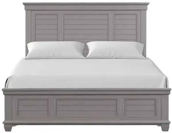 Jamestown Panel Bed in Gray, Eastern King