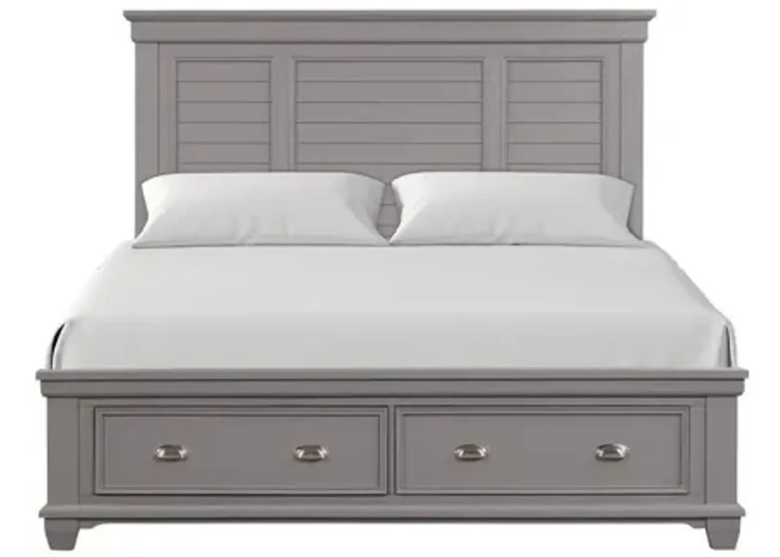 Jamestown Storage Bed in Gray, Queen