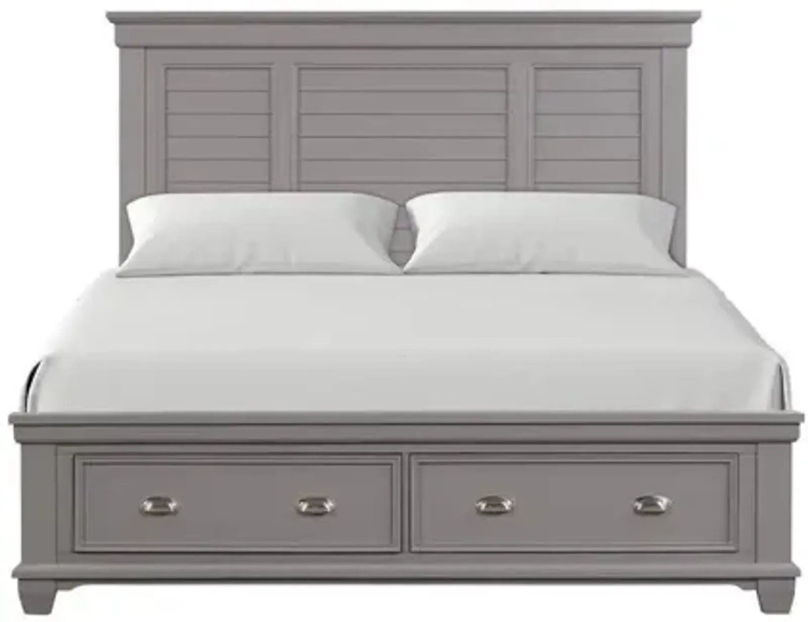 Jamestown Storage Bed in Gray, Queen