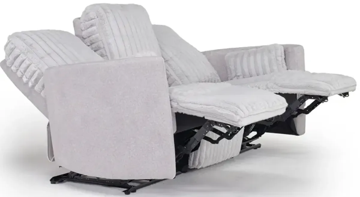 Jessica 2 Power Sofa in Gray