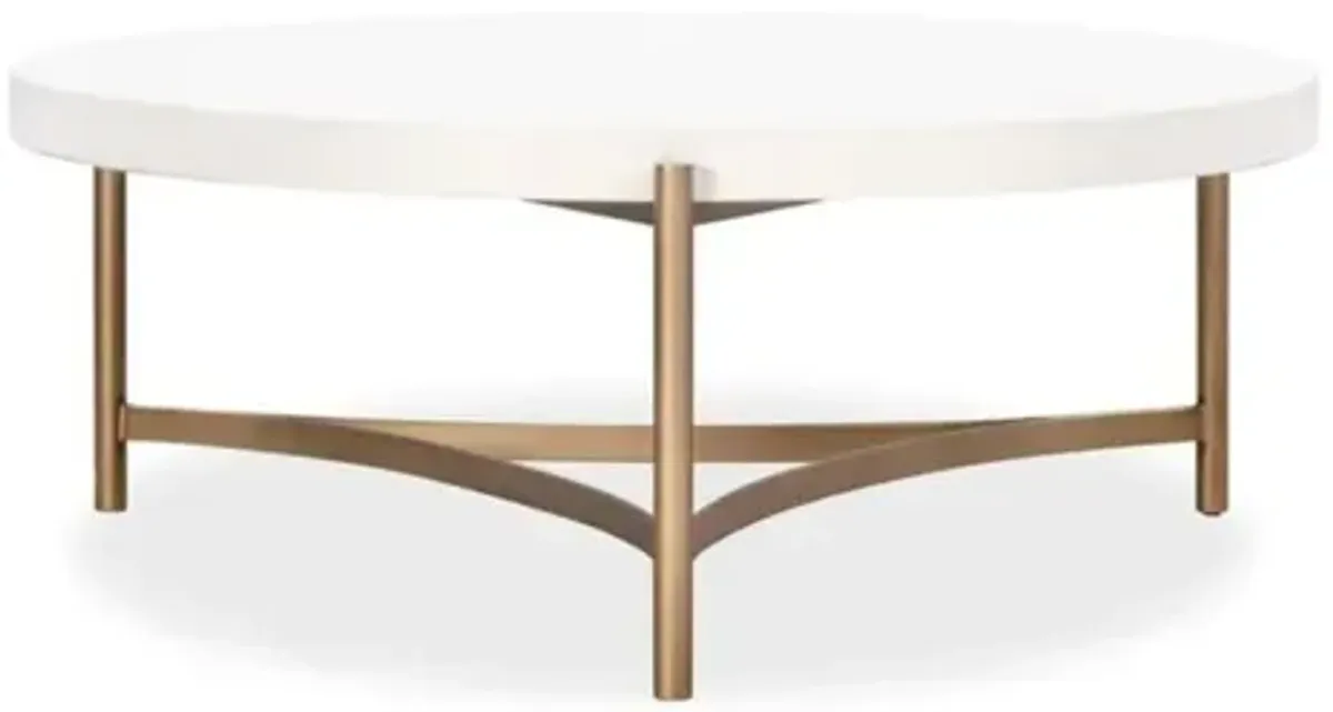 Lyon Coffee Table in Ivory