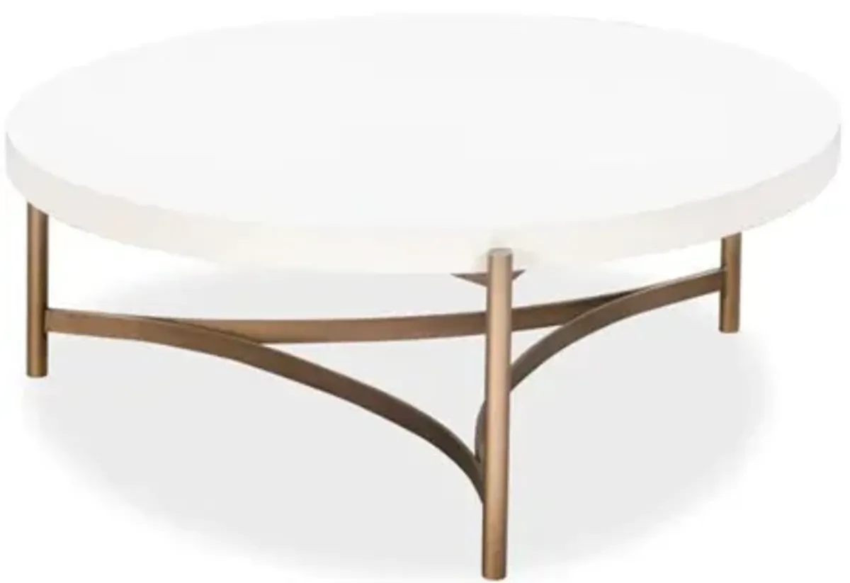 Lyon Coffee Table in Ivory