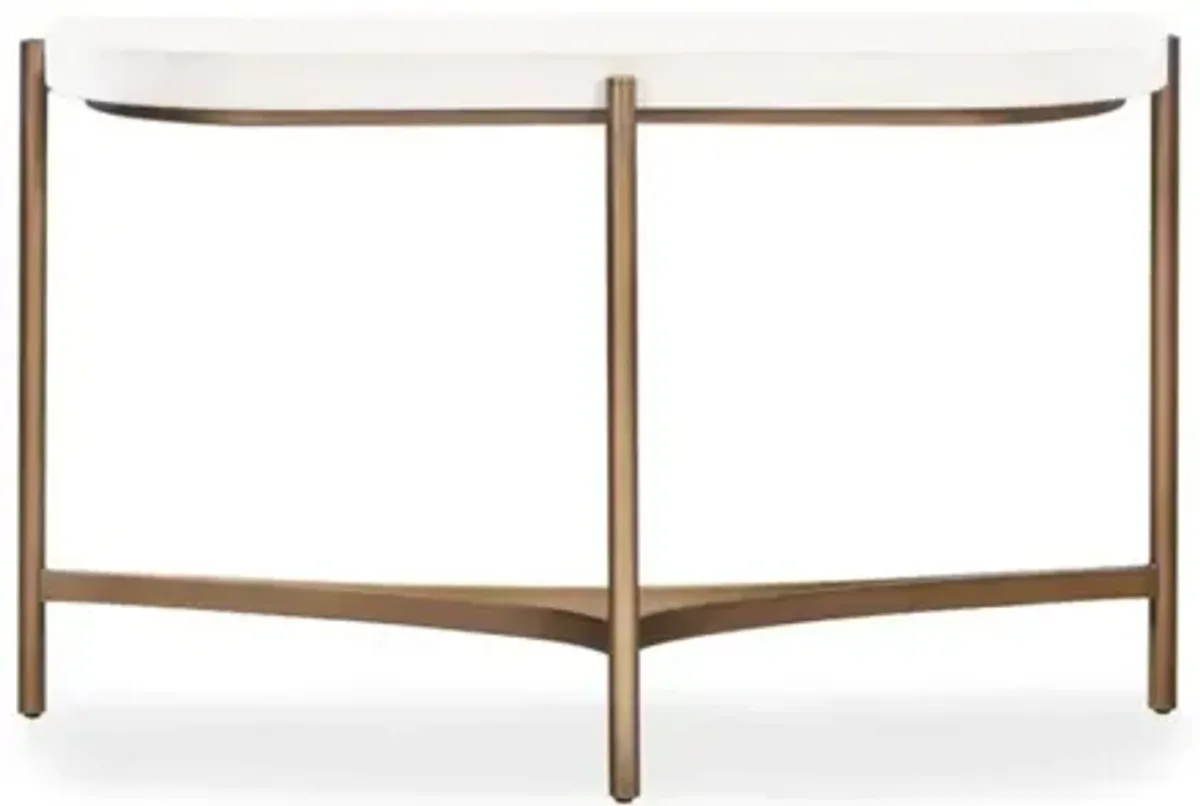 Lyon Console Table in Ivory