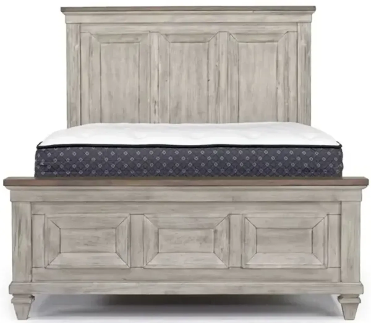 Mariana Panel Bed in Vintage Creme, Queen
