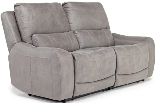 Mason 2 Power Loveseat in Macke Light Gray