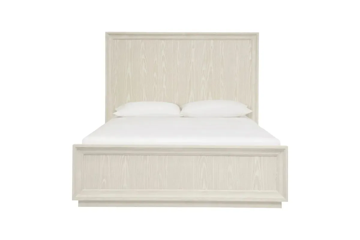 Maxime Platform Bed, Dresser, Mirror & Nightstand in Sugar, CA King