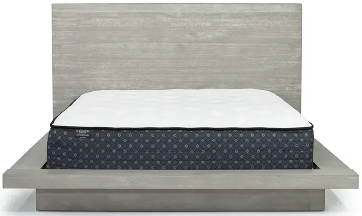 Melbourne Panel Bed in Mineral, Queen