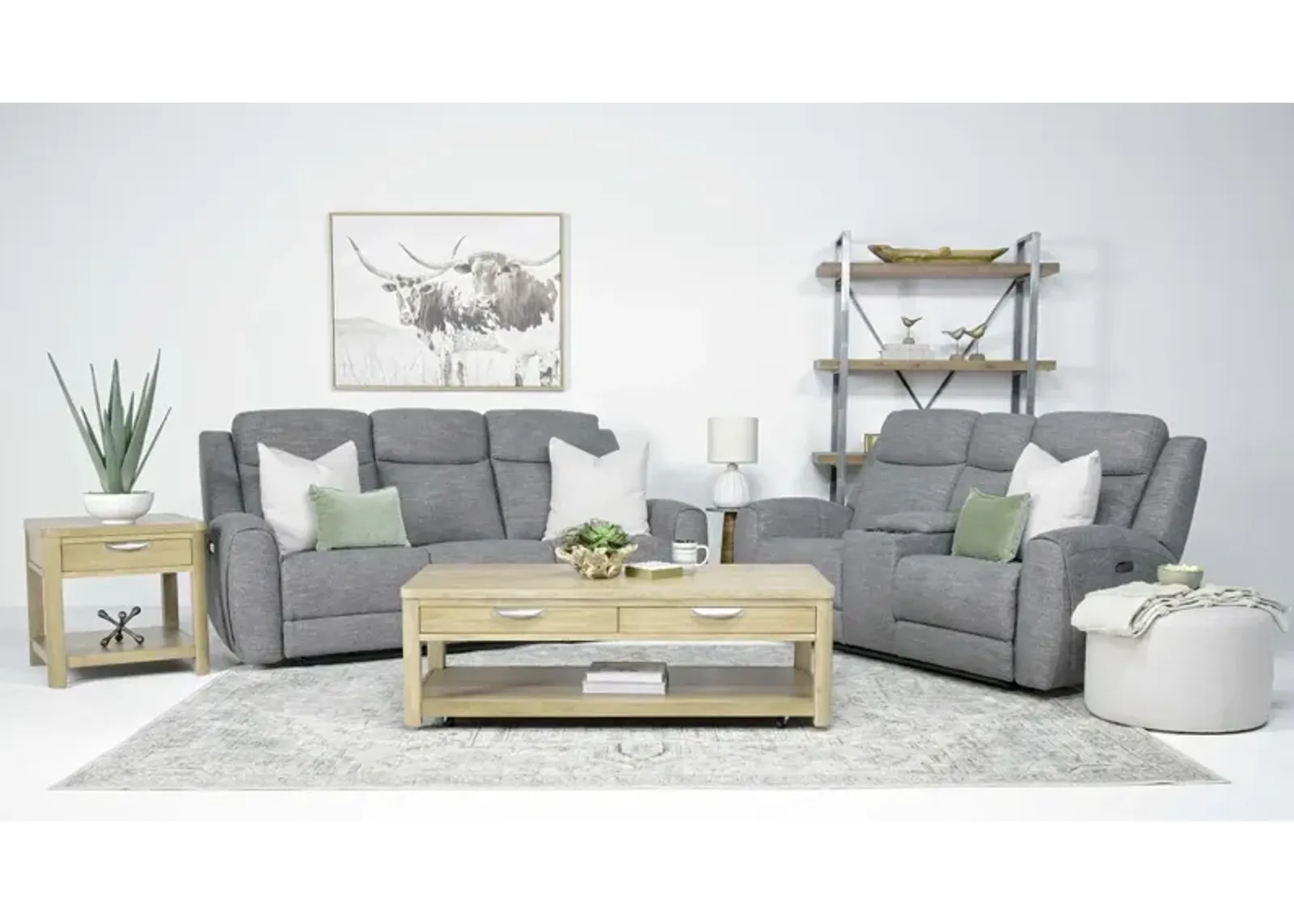 Mia 2 Power Sofa & Console Loveseat in G0301800