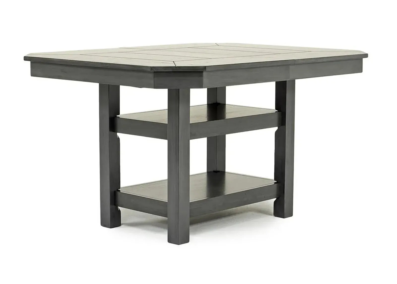 New Haven Adjustable Height Extendable Dining Table in Gray