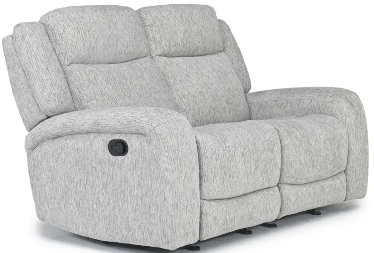 Opal Reclining Loveseat in Dove