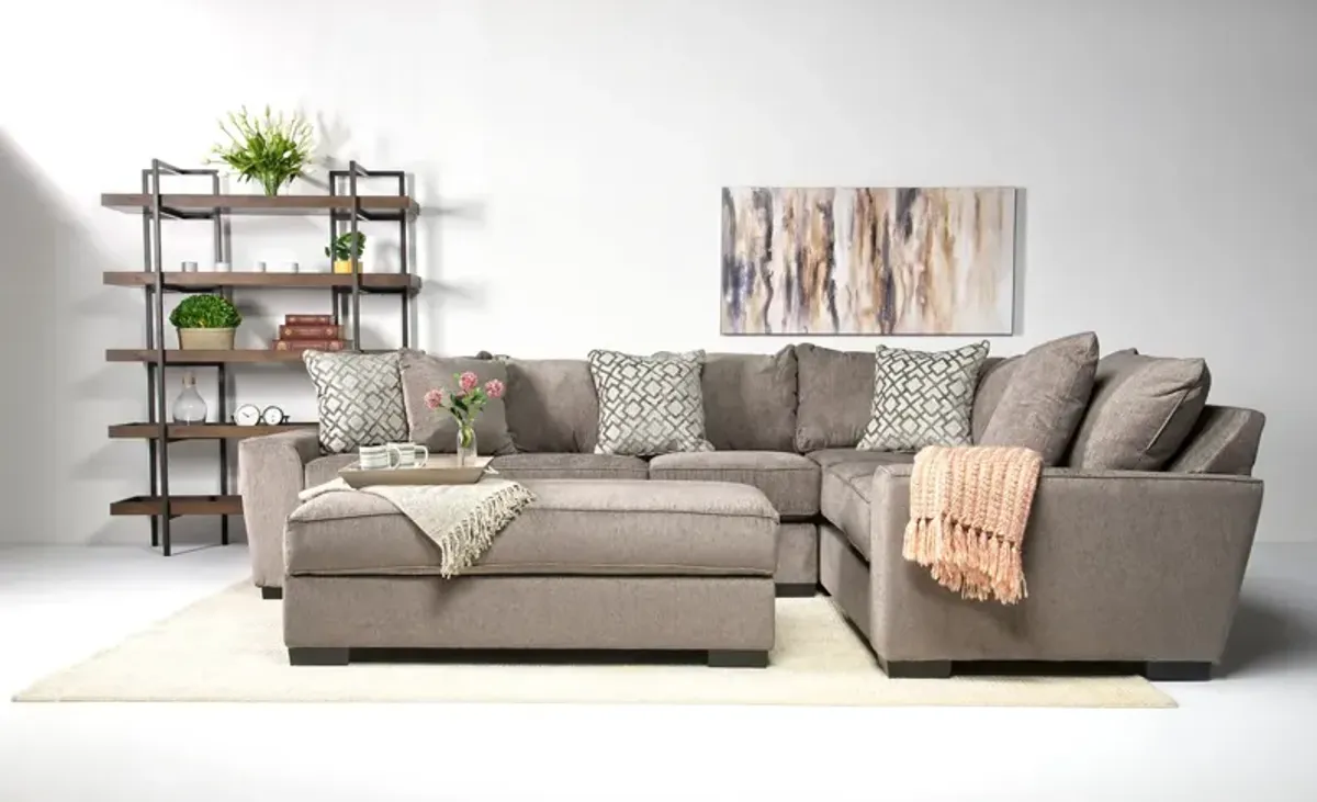 Oracle Tux Sofa Sectional, Left Facing - Custom Order