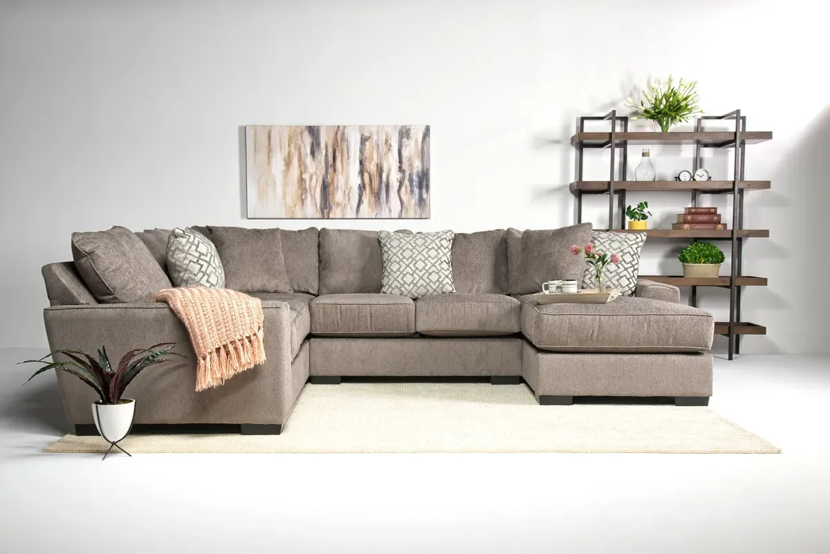 Oracle Tux Loveseat Chaise Sectional, Right Facing - Custom Order