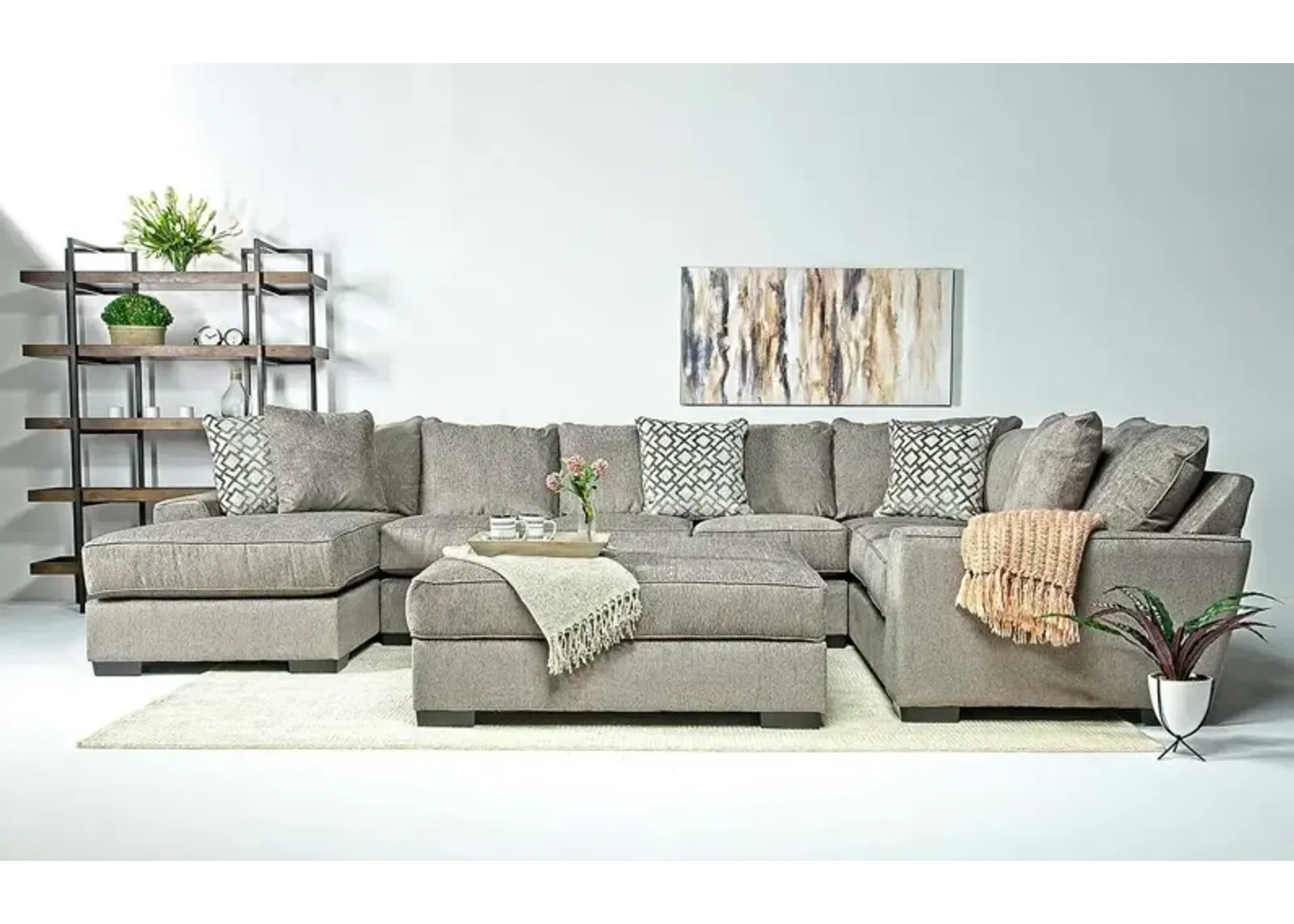 Oracle Tux Sofa Chaise Sectional, Left Facing - Custom Order