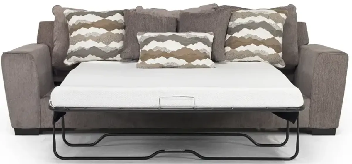 Oracle Queen Sleeper Sofa w/ Mattress in Regis Sable