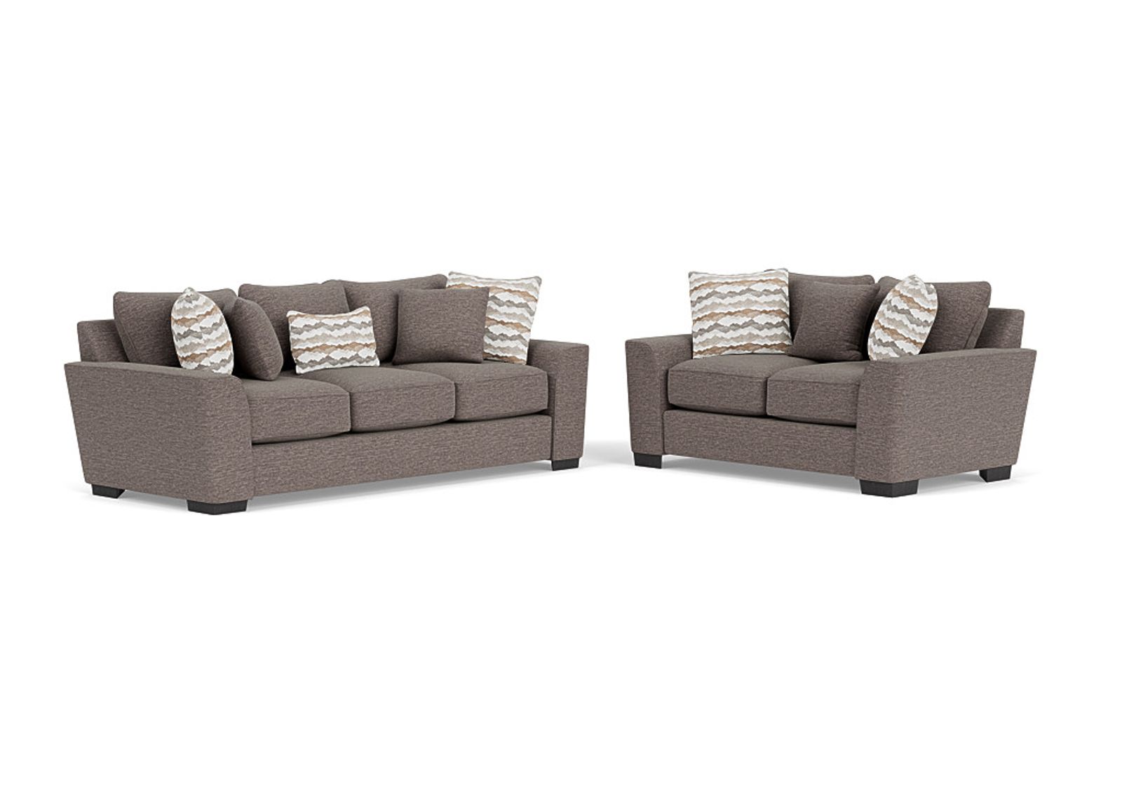 Oracle Sofa & Loveseat in Regis Sable II, Down