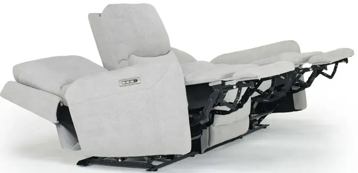 Palencia 3 Power Sofa in Trento Dove