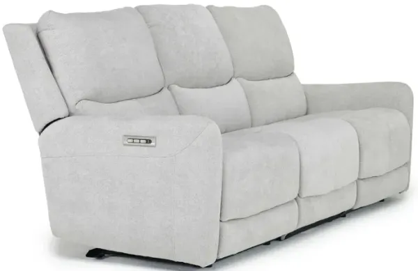 Palencia 3 Power Sofa in Trento Dove