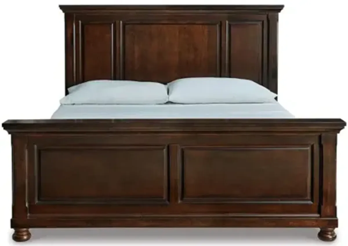 Porter Panel Bed in Rustic Brown, CA King