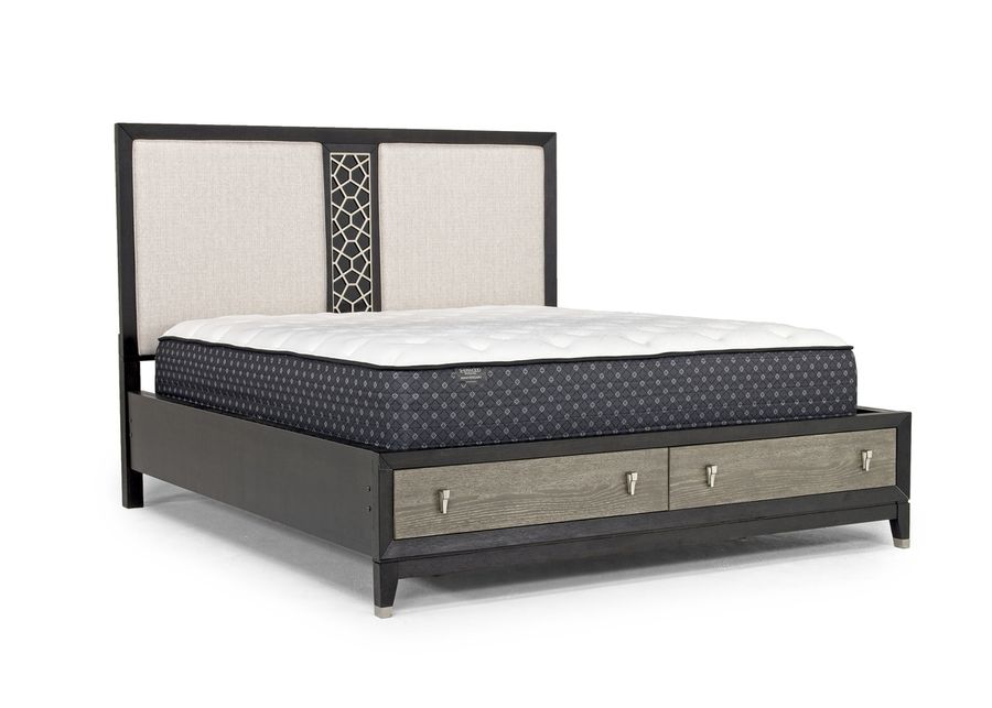 Proximity Panel Bed w/ Storage in Gray Oak, CA King