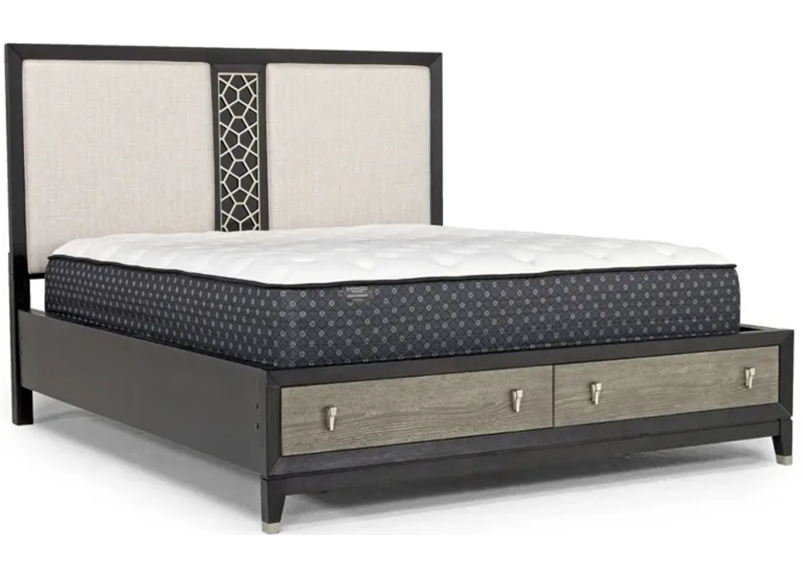 Proximity Panel Bed w/ Storage in Gray Oak, CA King