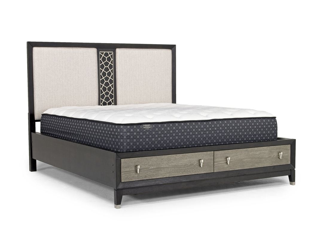 Proximity Panel Bed w/ Storage in Gray Oak, CA King