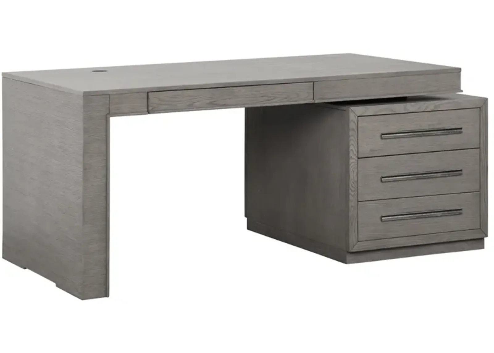 Pure Modern Office Desk in Moonstone