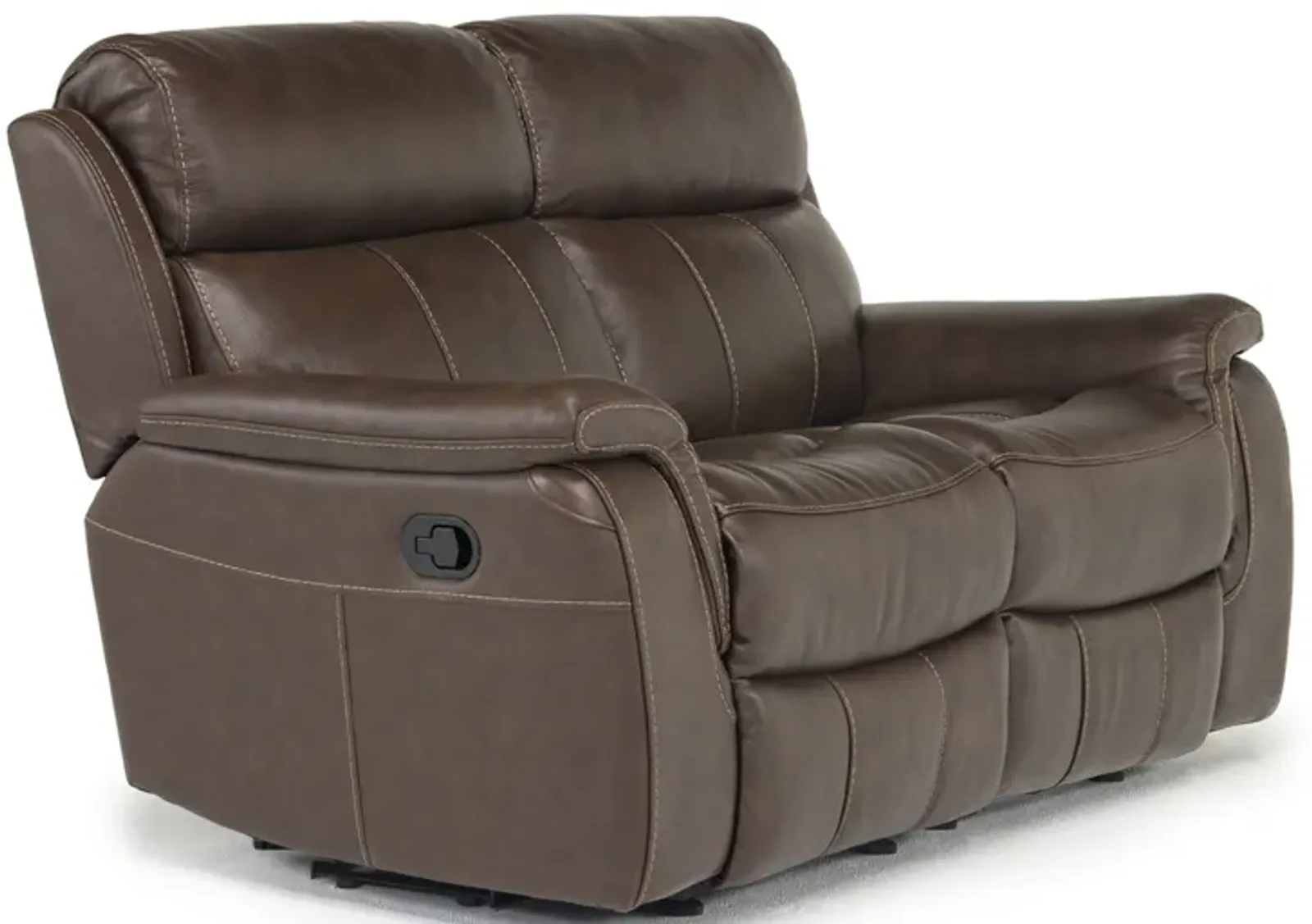 Ranger Reclining Loveseat in Brown Leather