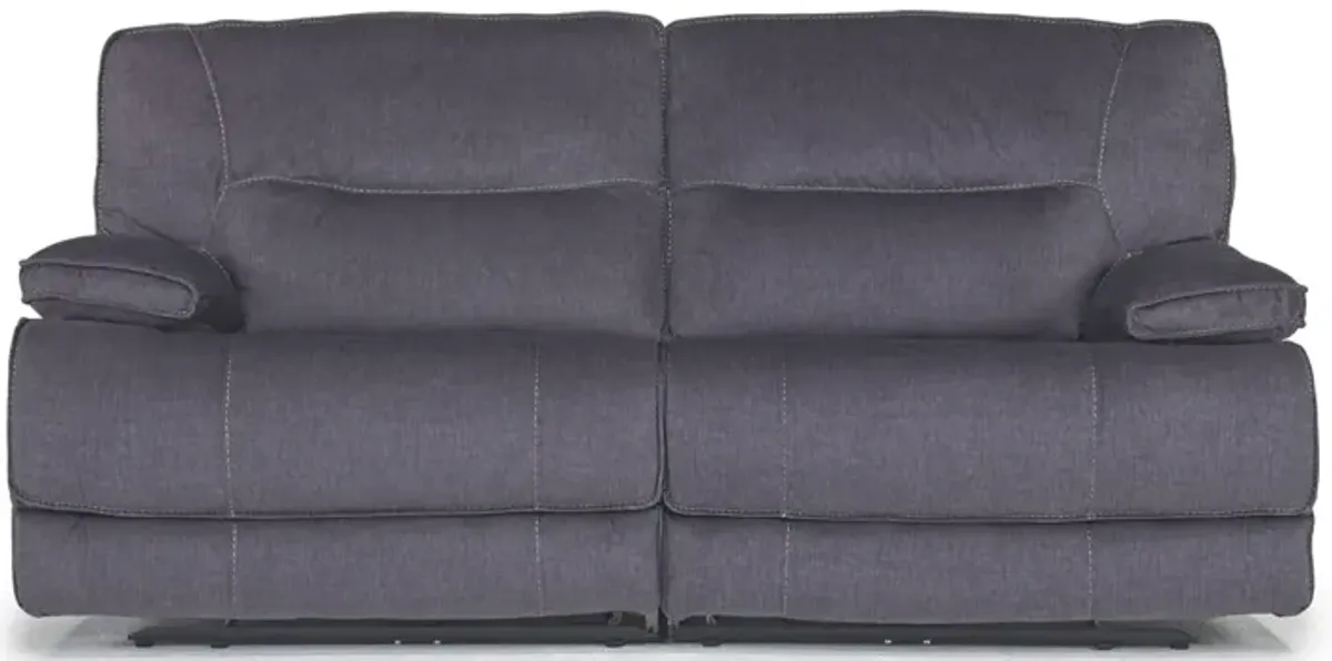 Retreat Power Loveseat in Charcoal