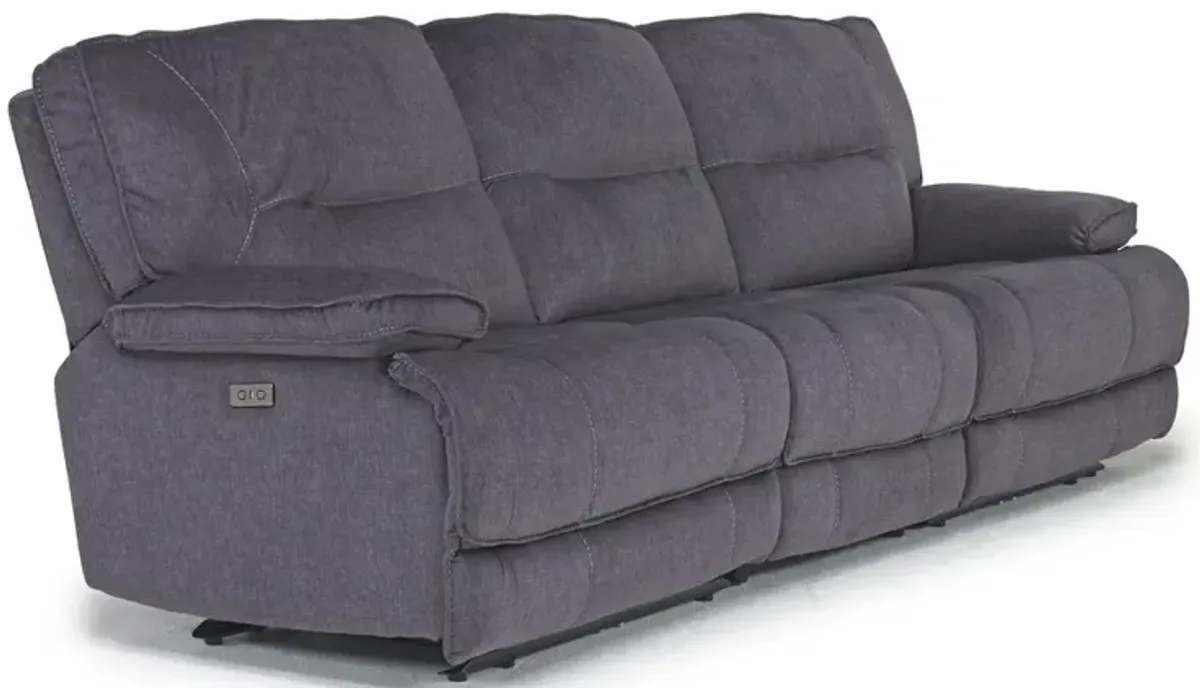 Retreat Power Sofa & Loveseat in Charcoal