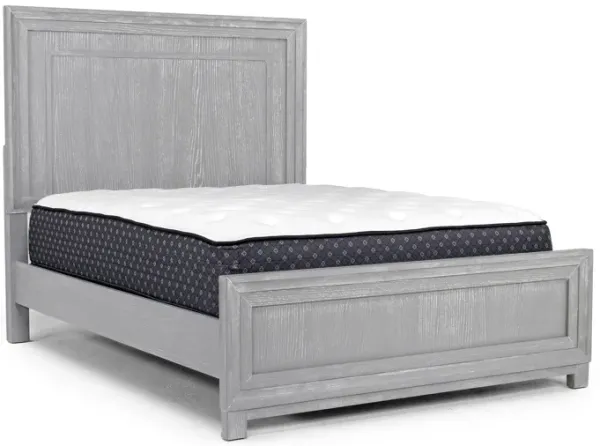Sergio Panel Bed in Gray, Queen