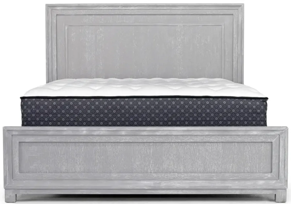 Sergio Panel Bed in Gray, Eastern King