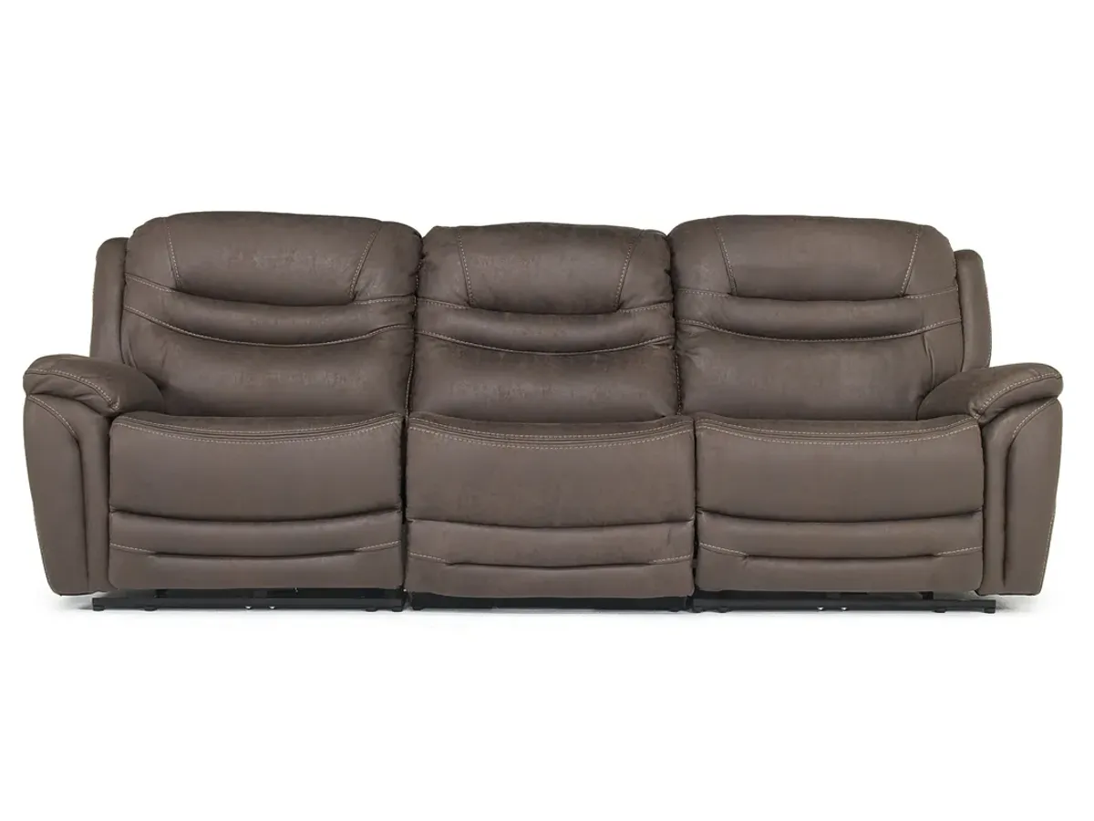 Splash 2 Power Sofa in Brown