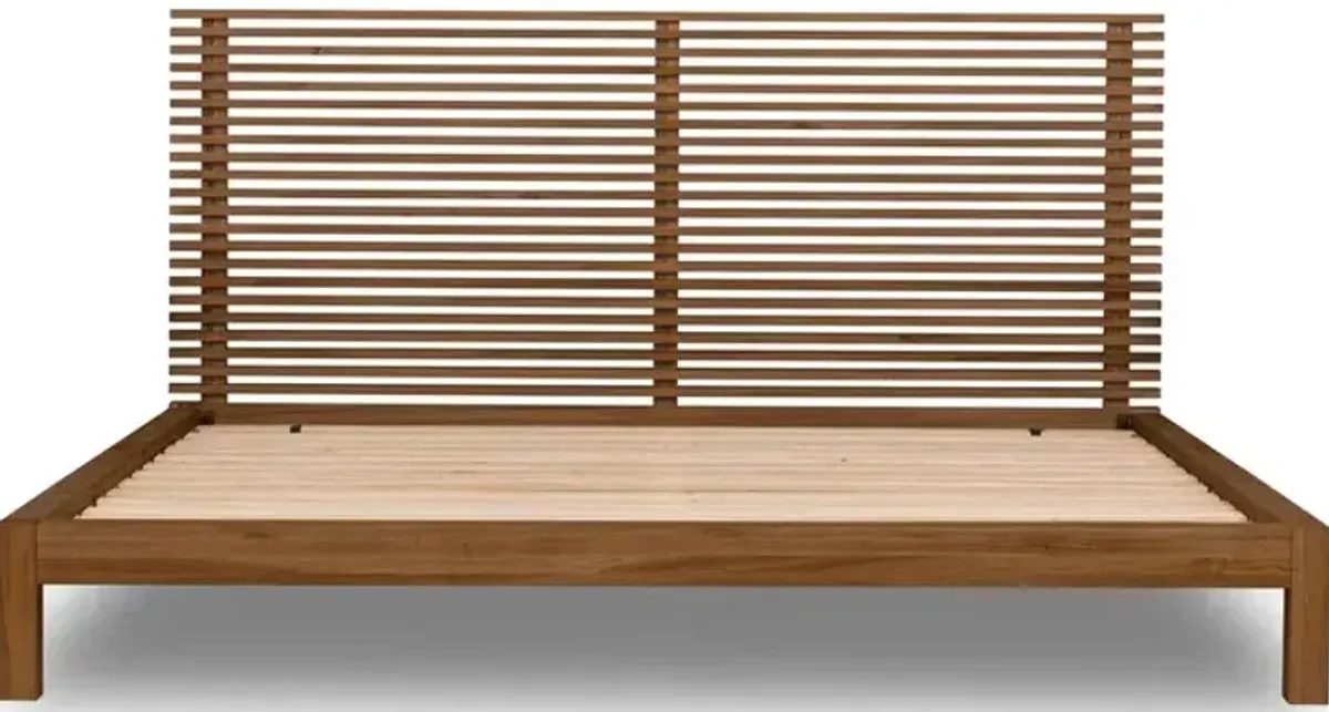 Tanner Platform Bed in Roux, Queen