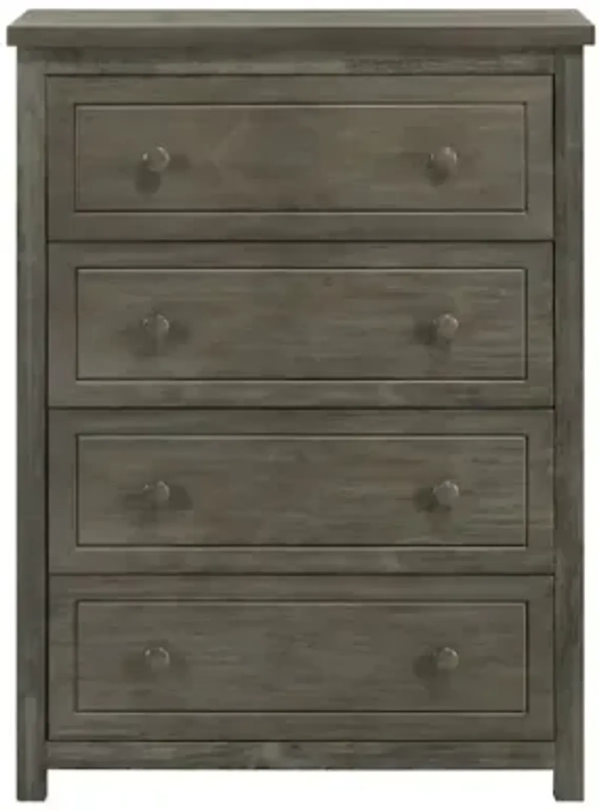 Trey Bunk Bed, Nightstand & Chest in Gray, Twin