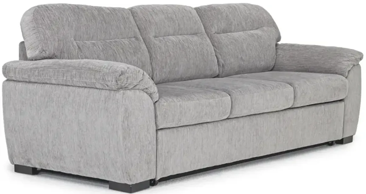 Wanda Queen Pullout Sofa & Full Pullout Loveseat in California Gray