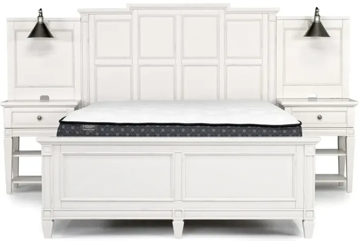 Willowbrook Panel Wall Bed in Egg Shell White, Queen