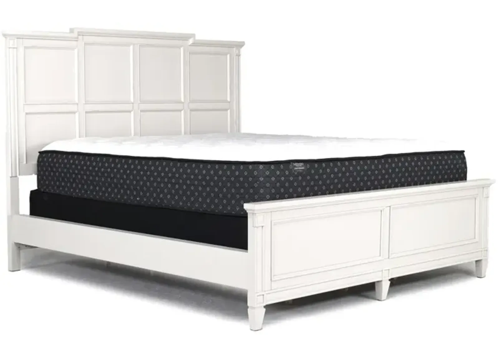 Willowbrook Panel Wall Bed in Egg Shell White, CA King