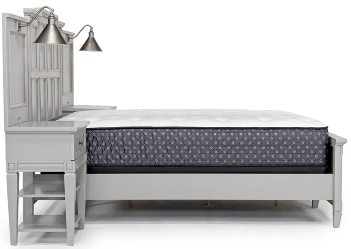 Willowbrook Panel Wall Bed in Pebble, Queen