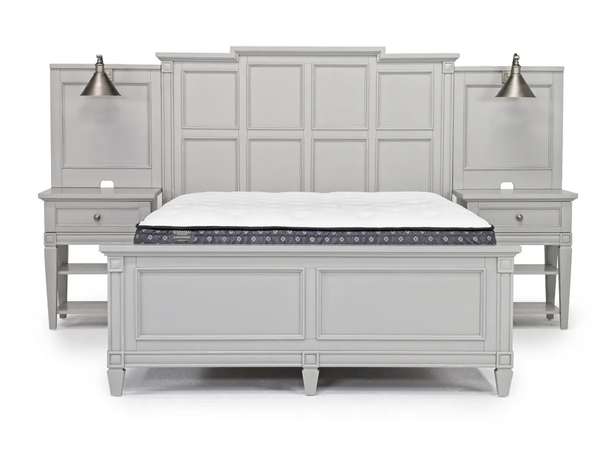 Willowbrook Panel Wall Bed in Pebble, CA King