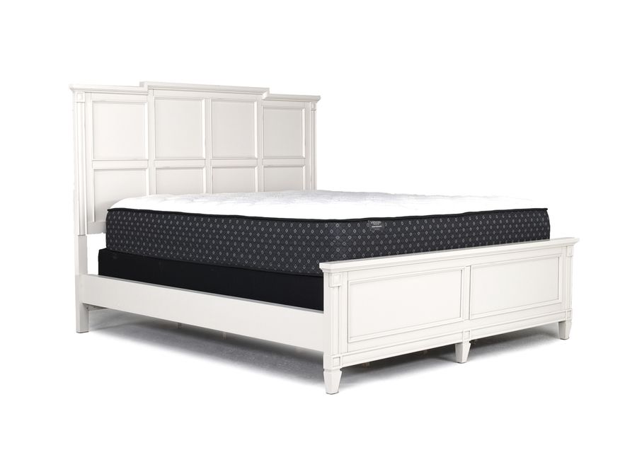 Willowbrook Panel Bed in Egg Shell White, CA King