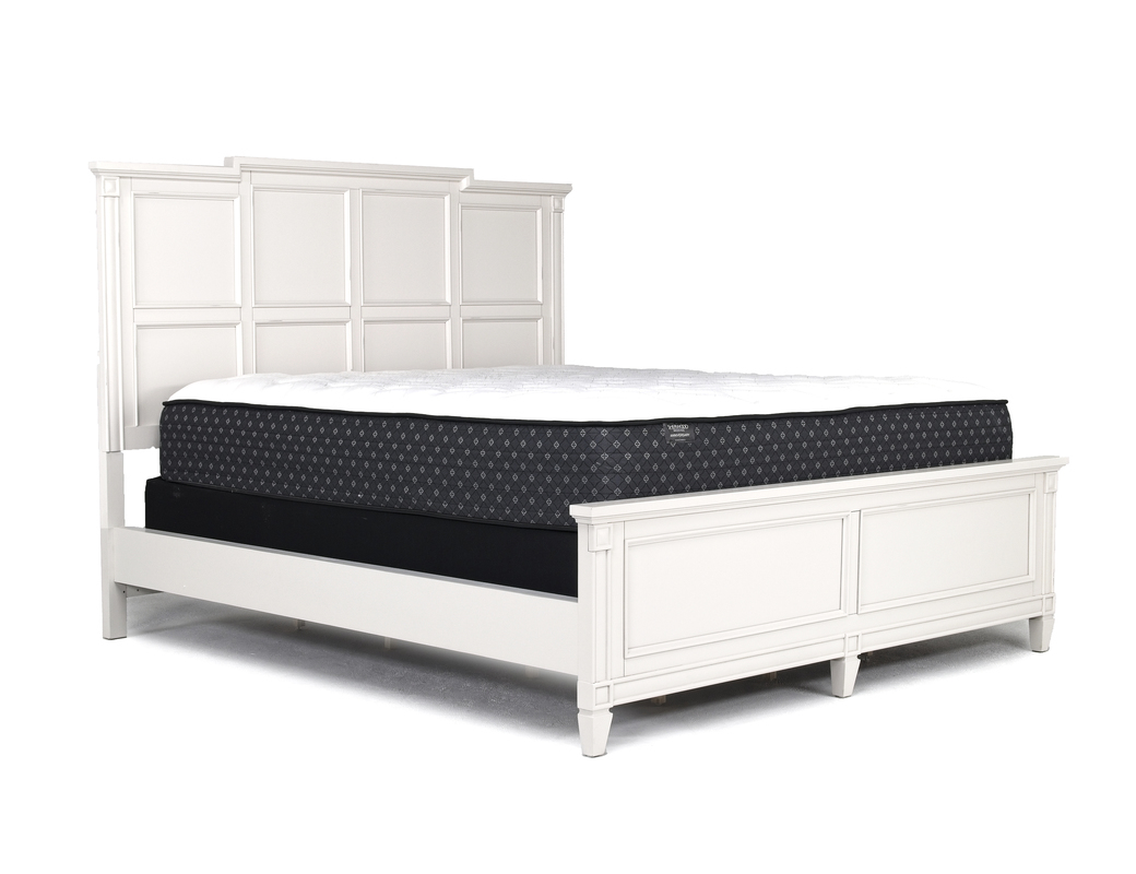 Willowbrook Panel Bed in Egg Shell White, CA King