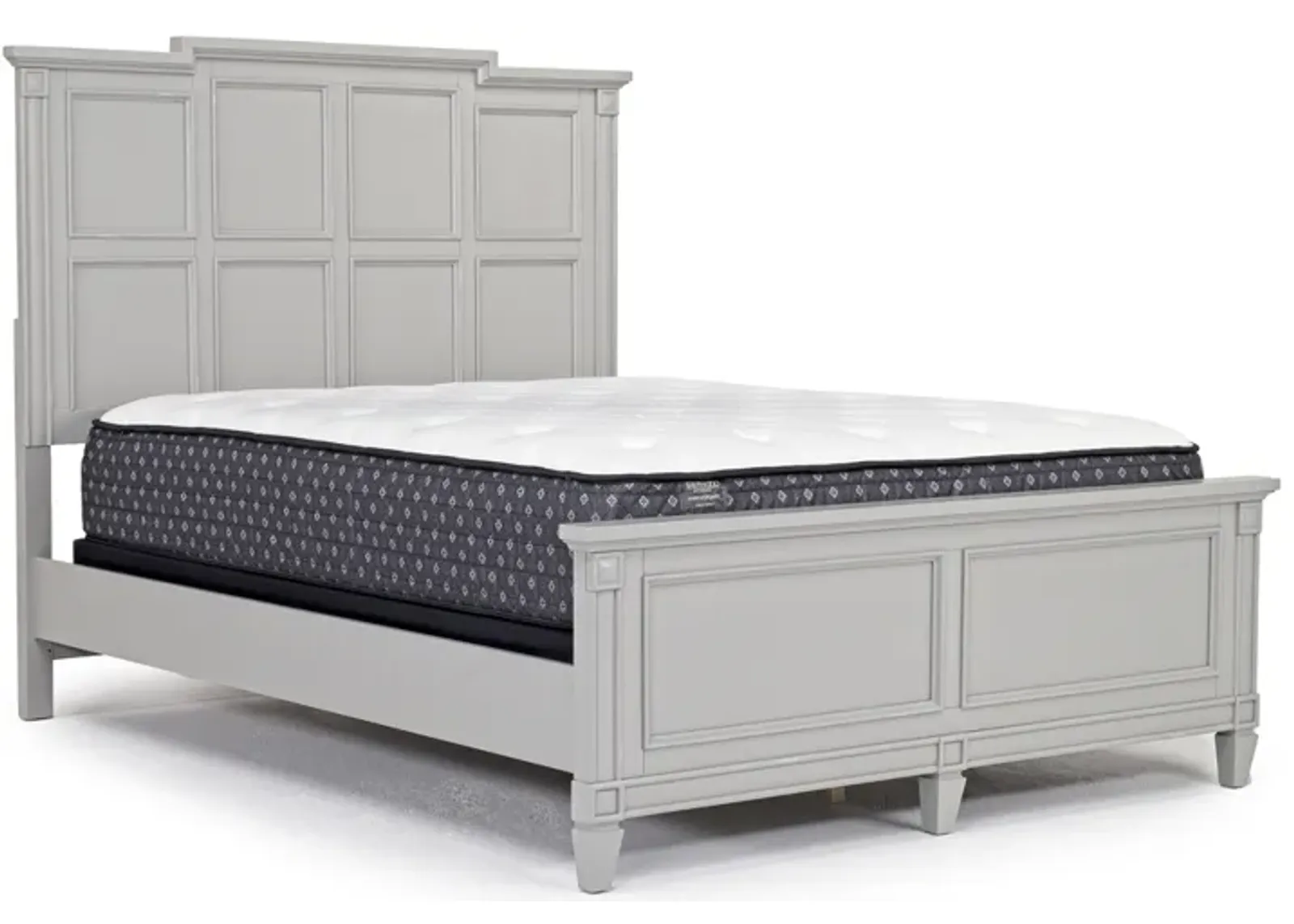 Willowbrook Panel Bed in Pebble, Queen