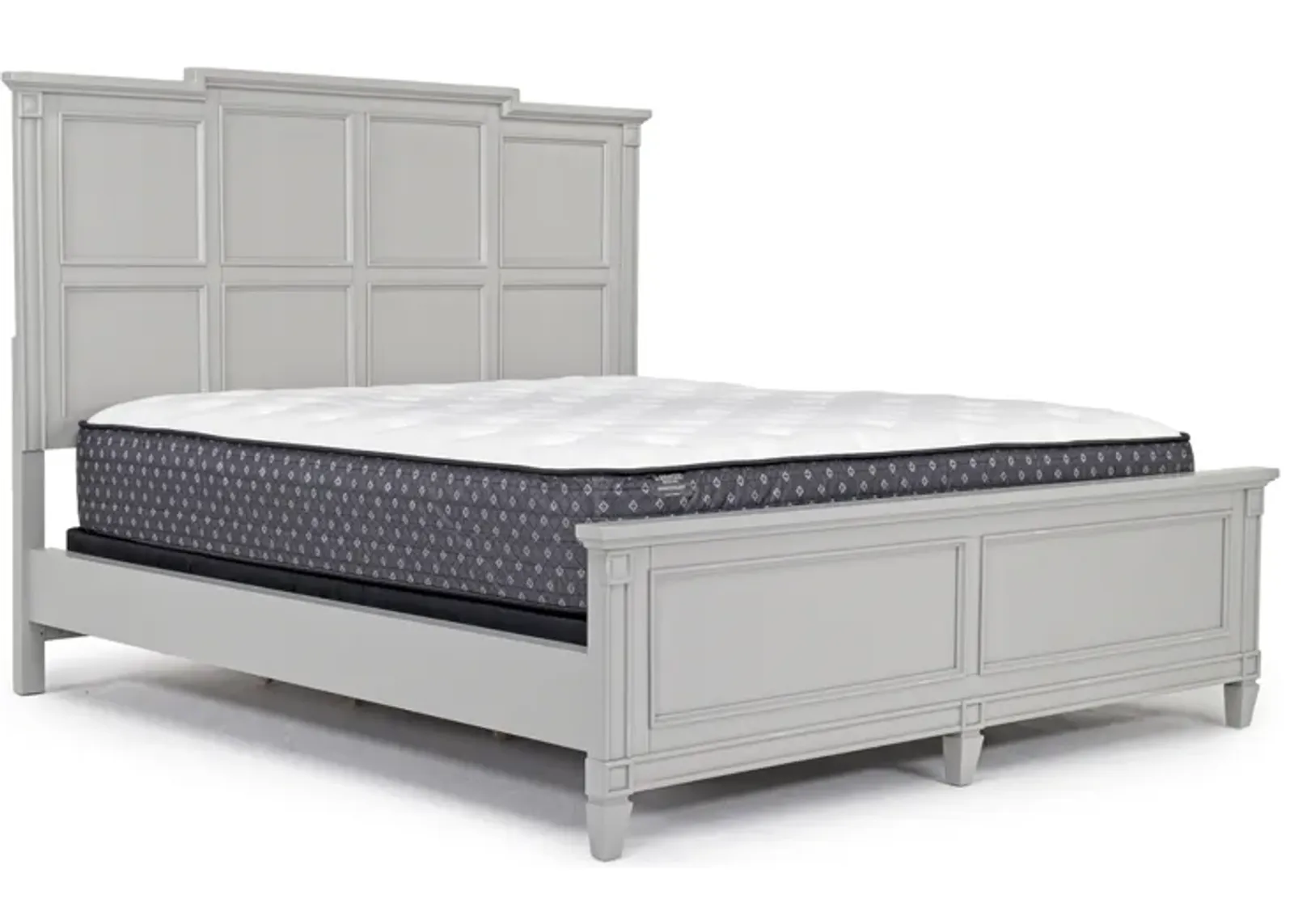 Willowbrook Panel Bed in Pebble, CA King