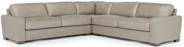 York 3 Piece Sectional in Taupe