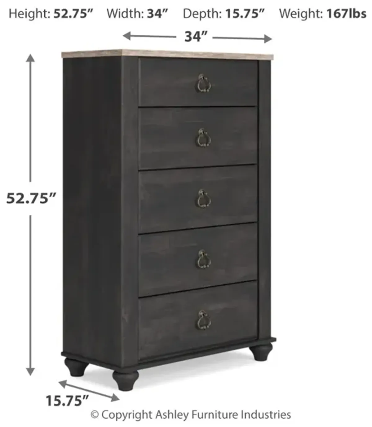 Nanforth Chest Of Drawers