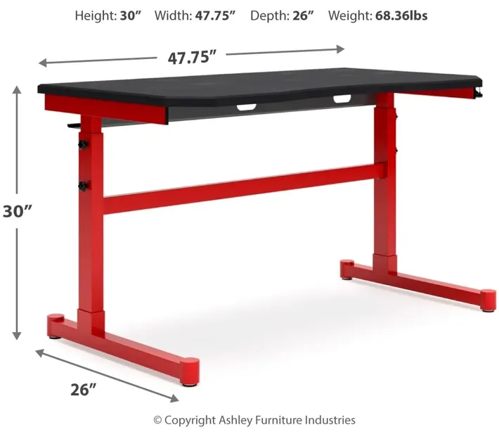 Lynxtyn Adjustable Height Home Office Desk